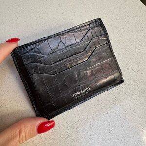 Tom Ford Alligator Card Holder